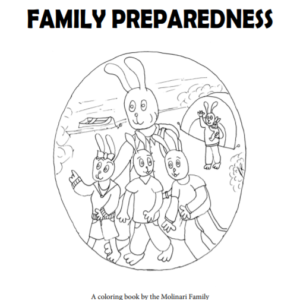 Family Preparedness Coloring Book